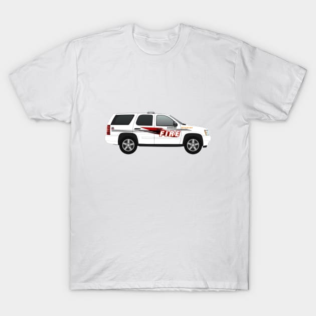 birmingham battalion chief car T-Shirt by BassFishin